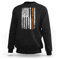 Vintage Astro Sweatshirt Last Name Baseball American Flag Retro Style 70s 80s 90s