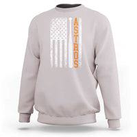Vintage Astro Sweatshirt Last Name Baseball American Flag Retro Style 70s 80s 90s
