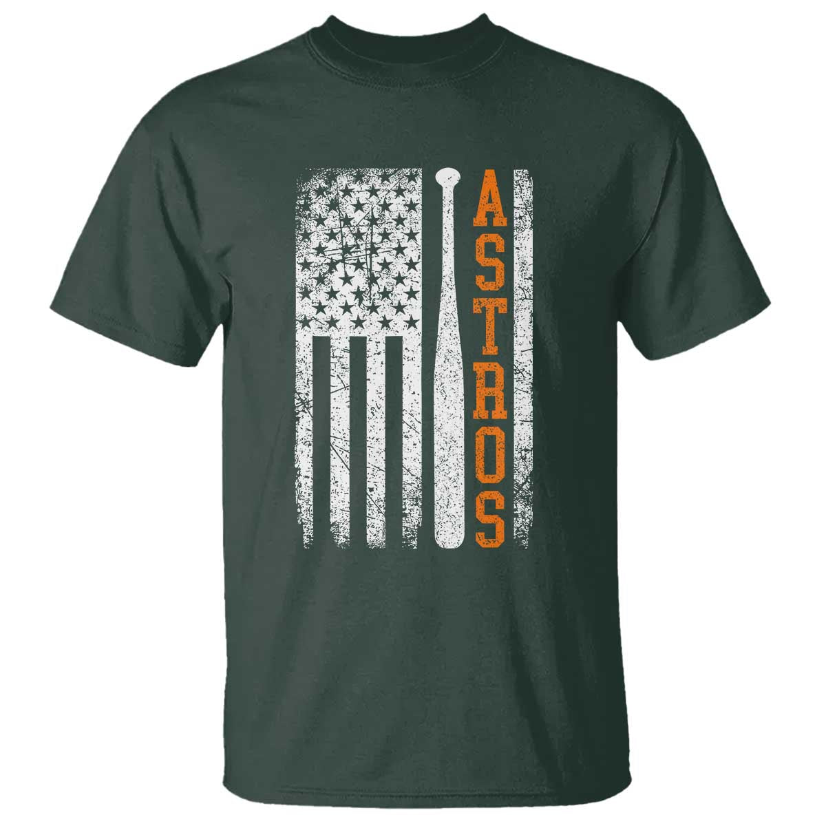 Vintage Astro T Shirt Last Name Baseball American Flag Retro Style 70s 80s 90s