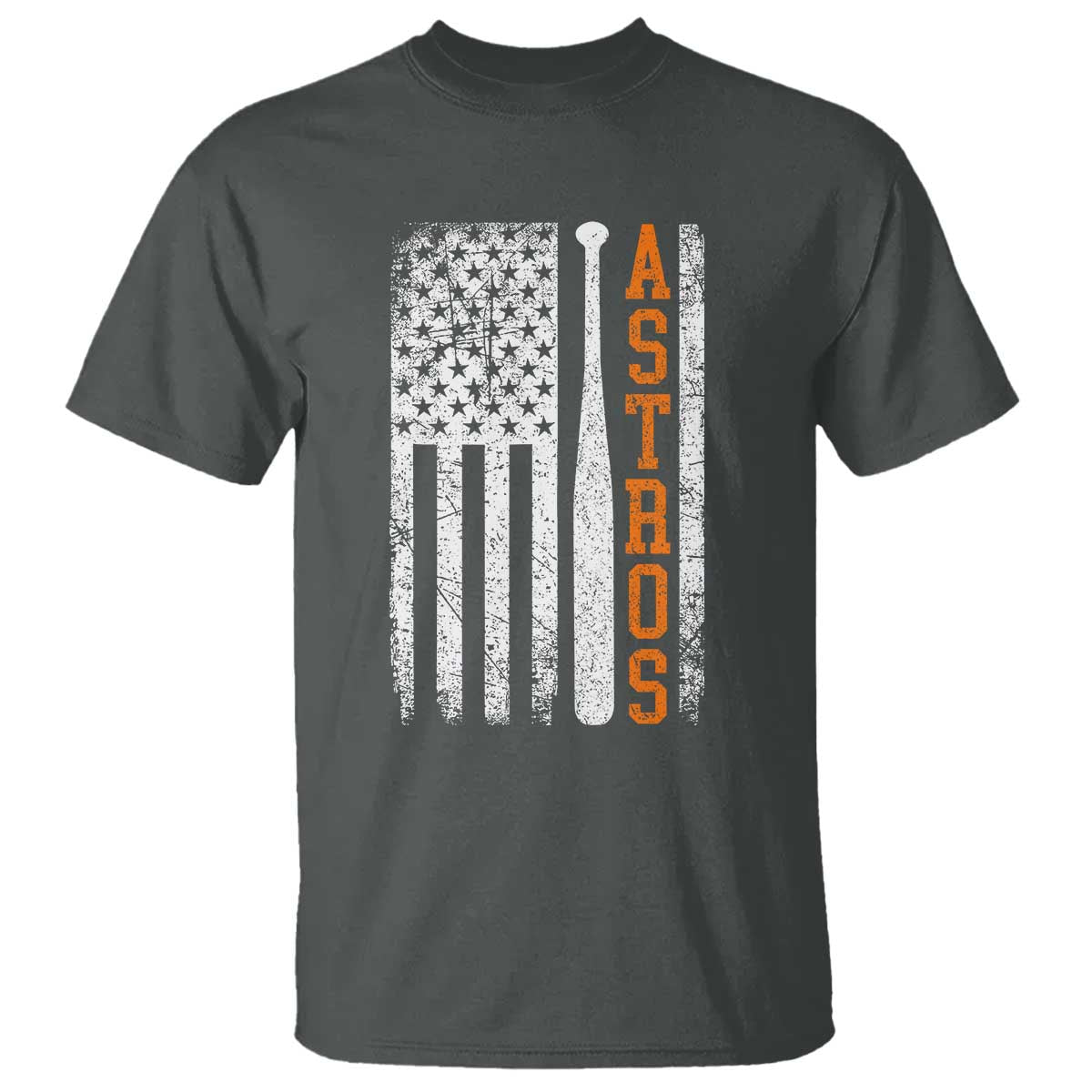 Vintage Astro T Shirt Last Name Baseball American Flag Retro Style 70s 80s 90s