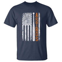 Vintage Astro T Shirt Last Name Baseball American Flag Retro Style 70s 80s 90s