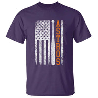 Vintage Astro T Shirt Last Name Baseball American Flag Retro Style 70s 80s 90s