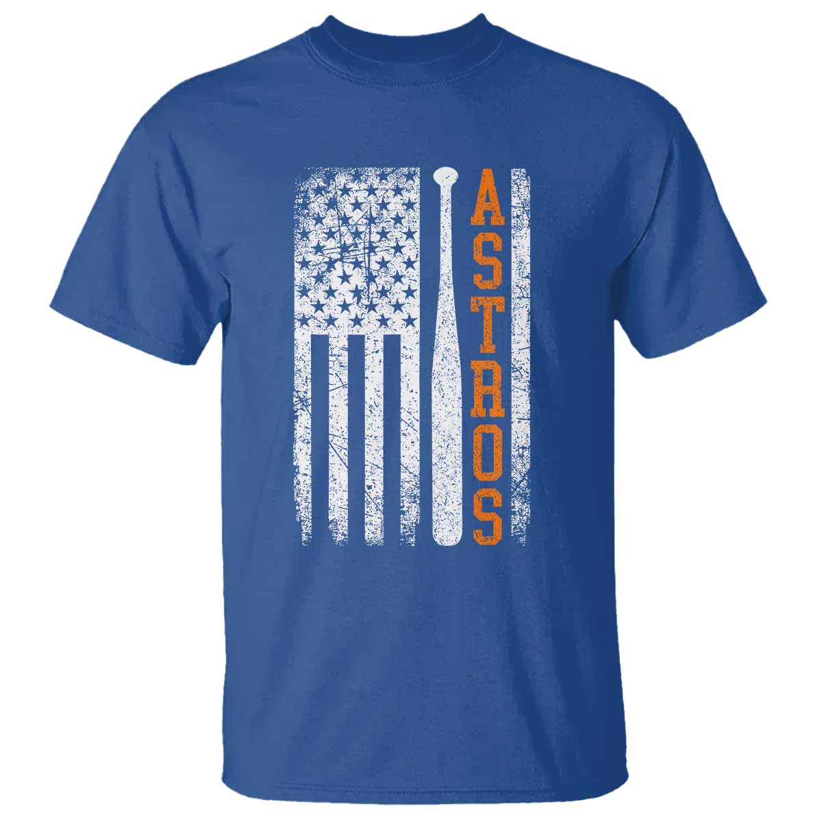Vintage Astro T Shirt Last Name Baseball American Flag Retro Style 70s 80s 90s