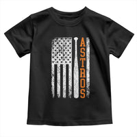 Vintage Astro Toddler T Shirt Last Name Baseball American Flag Retro Style 70s 80s 90s