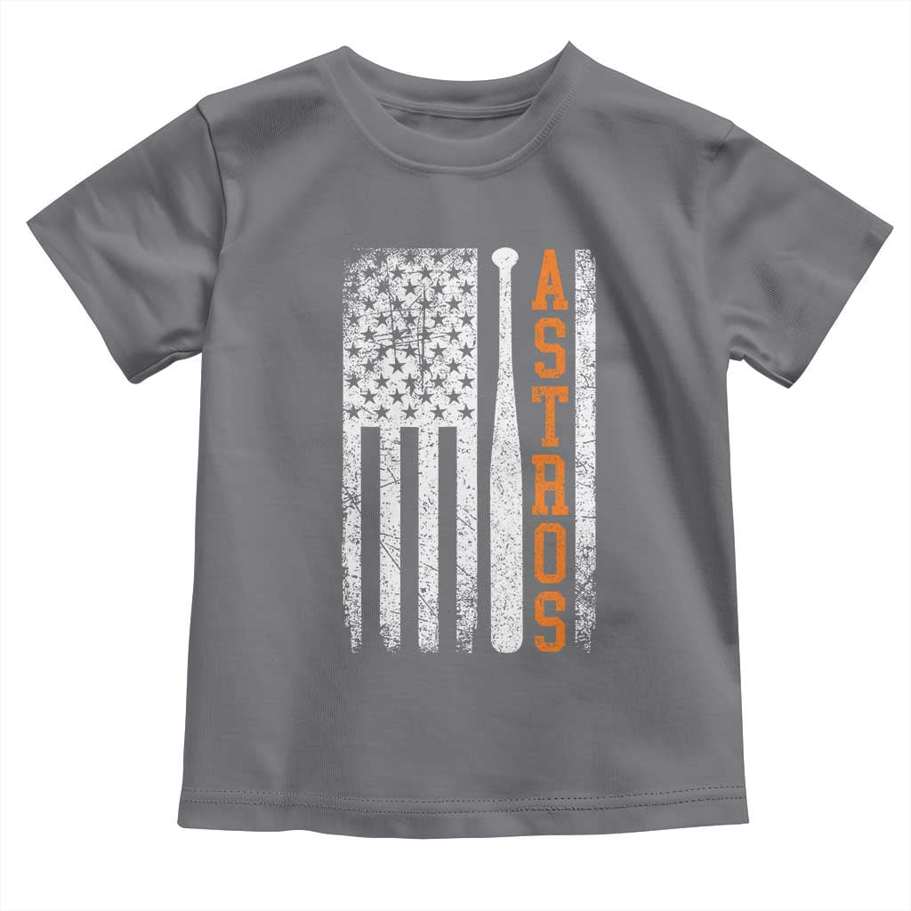 Vintage Astro Toddler T Shirt Last Name Baseball American Flag Retro Style 70s 80s 90s