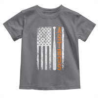Vintage Astro Toddler T Shirt Last Name Baseball American Flag Retro Style 70s 80s 90s