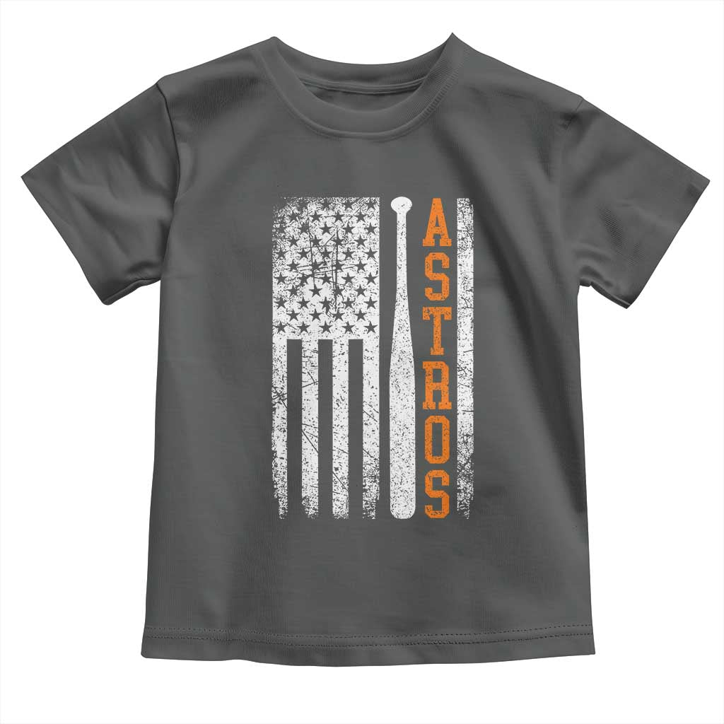 Vintage Astro Toddler T Shirt Last Name Baseball American Flag Retro Style 70s 80s 90s