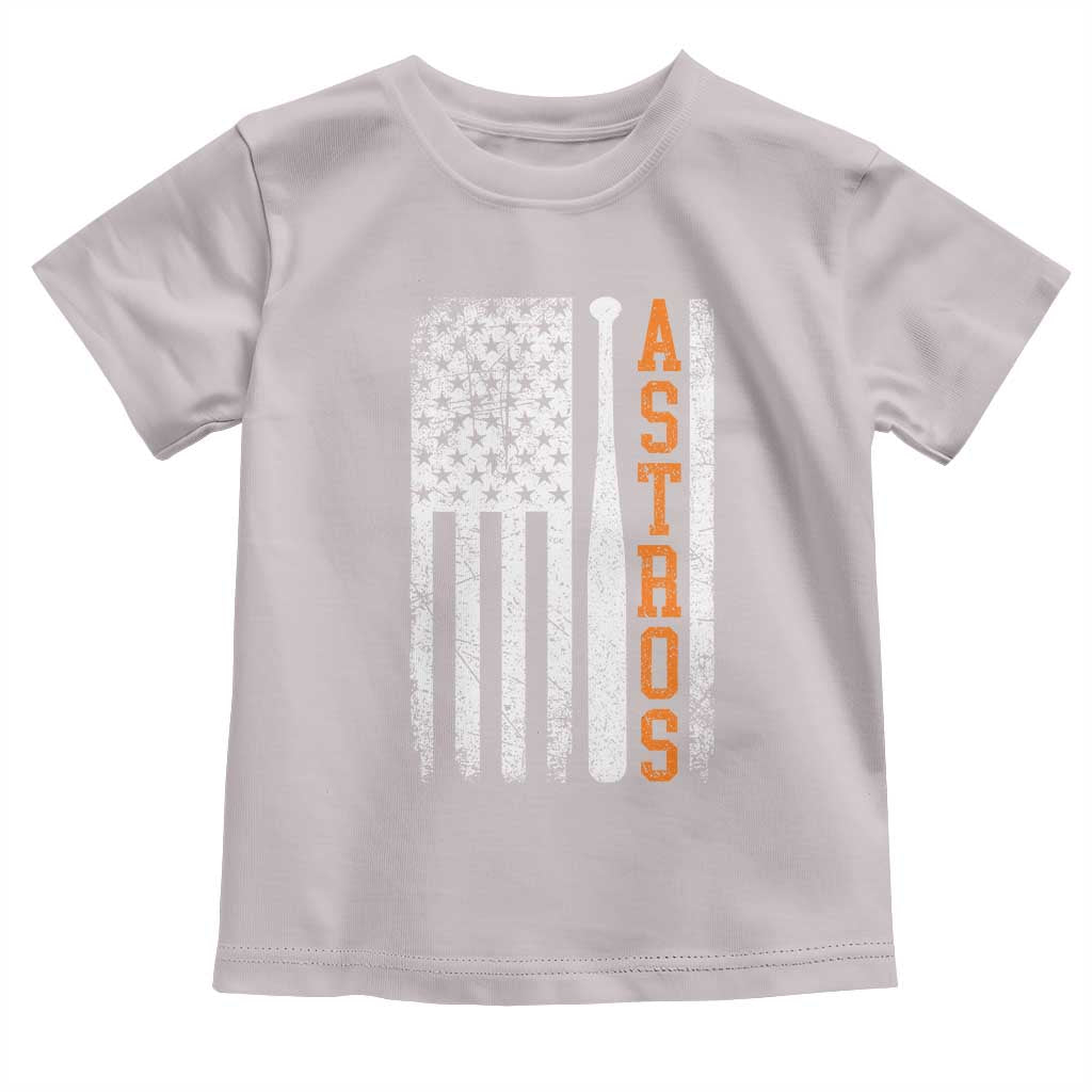 Vintage Astro Toddler T Shirt Last Name Baseball American Flag Retro Style 70s 80s 90s