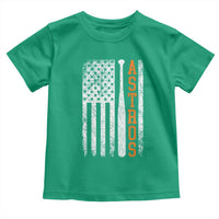 Vintage Astro Toddler T Shirt Last Name Baseball American Flag Retro Style 70s 80s 90s