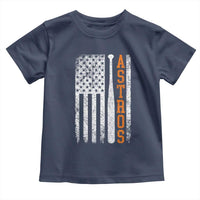 Vintage Astro Toddler T Shirt Last Name Baseball American Flag Retro Style 70s 80s 90s