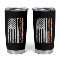 Vintage Astro Tumbler Cup Last Name Baseball American Flag Retro Style 70s 80s 90s