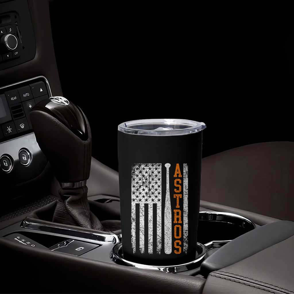 Vintage Astro Tumbler Cup Last Name Baseball American Flag Retro Style 70s 80s 90s