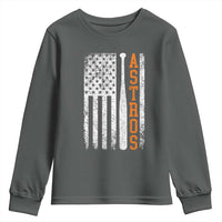 Vintage Astro Youth Sweatshirt Last Name Baseball American Flag Retro Style 70s 80s 90s