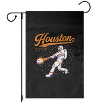 Houston Clutch City Garden Flag Astronaut Baseball Player In Space