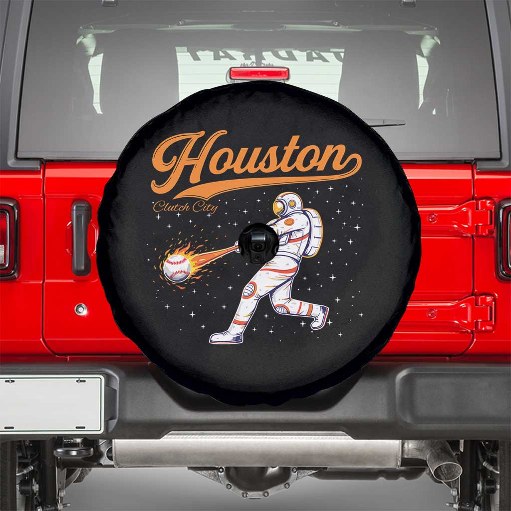 Houston Clutch City Spare Tire Cover Astronaut Baseball Player In Space