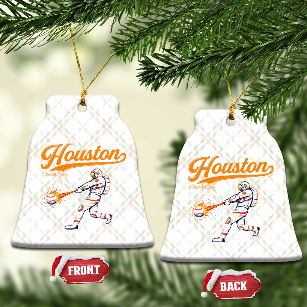 Houston Clutch City Ceramic Ornament Astronaut Baseball Player In Space