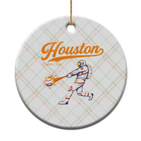 Houston Clutch City Ceramic Ornament Astronaut Baseball Player In Space