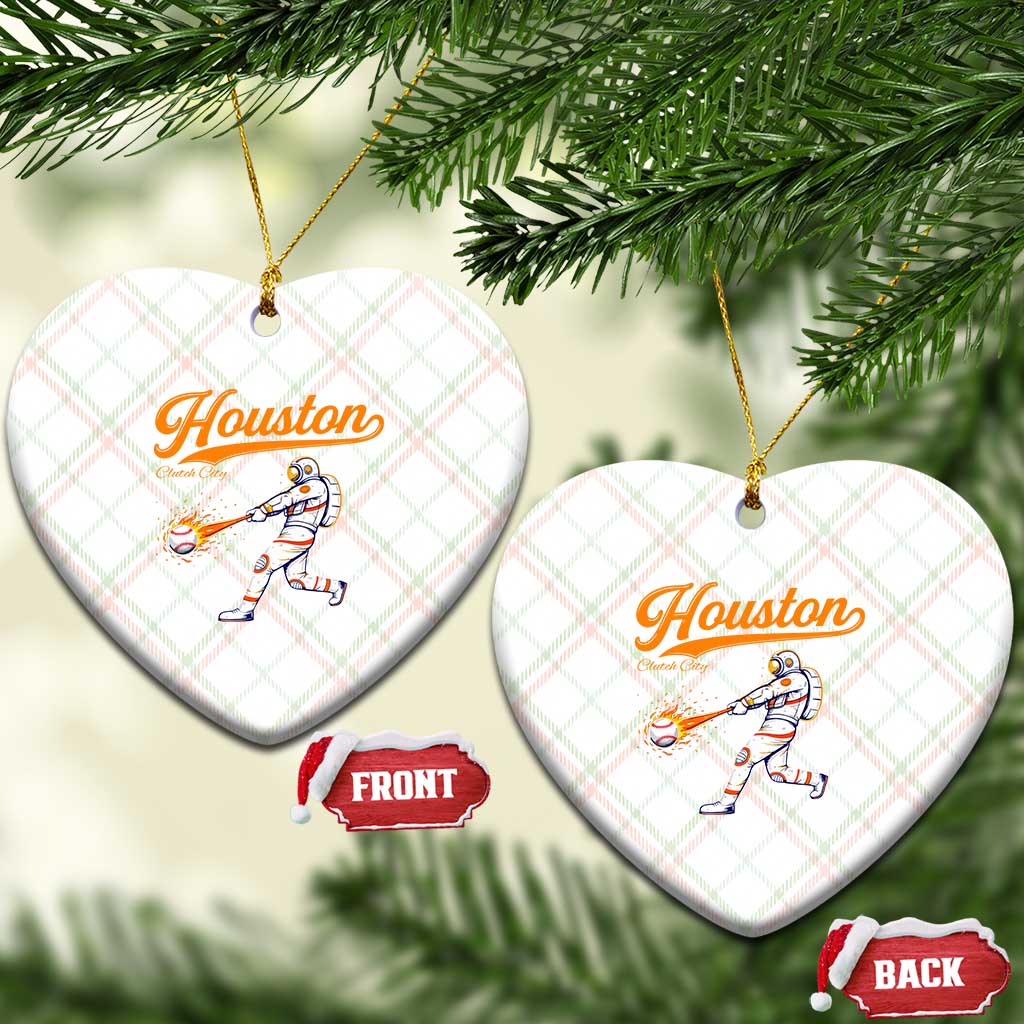 Houston Clutch City Ceramic Ornament Astronaut Baseball Player In Space