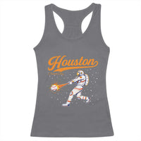 Houston Clutch City Racerback Tank Top Astronaut Baseball Player In Space