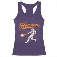 Houston Clutch City Racerback Tank Top Astronaut Baseball Player In Space