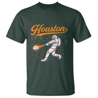 Houston Clutch City T Shirt Astronaut Baseball Player In Space