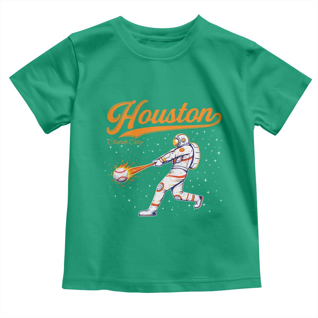 Houston Clutch City Toddler T Shirt Astronaut Baseball Player In Space