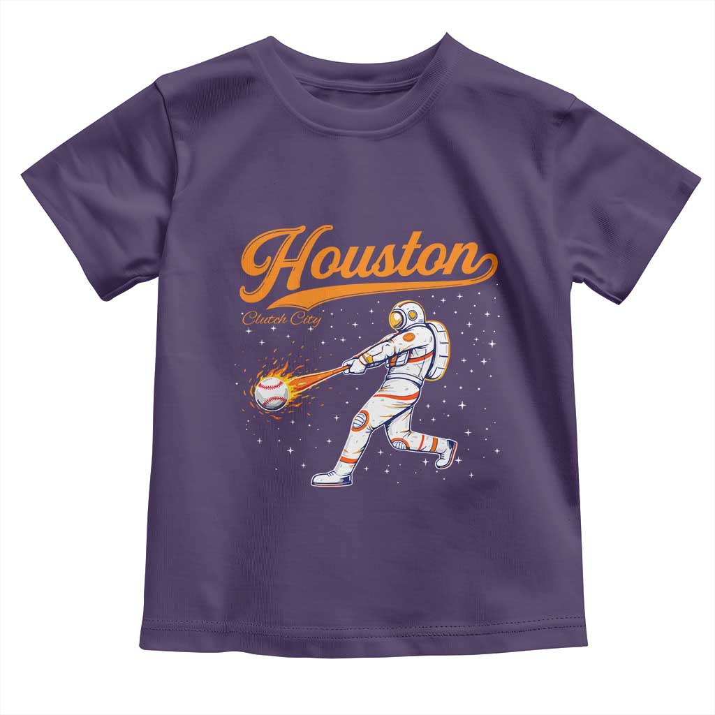 Houston Clutch City Toddler T Shirt Astronaut Baseball Player In Space