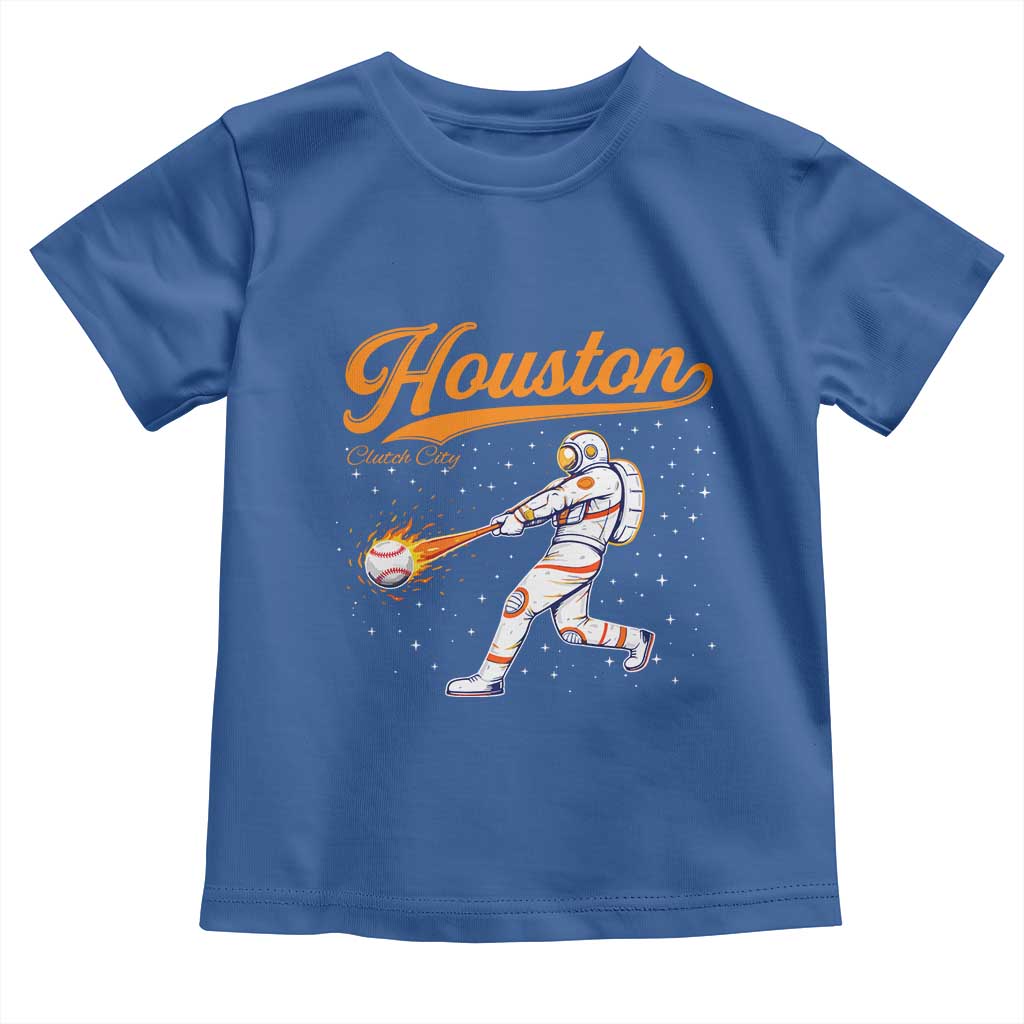Houston Clutch City Toddler T Shirt Astronaut Baseball Player In Space