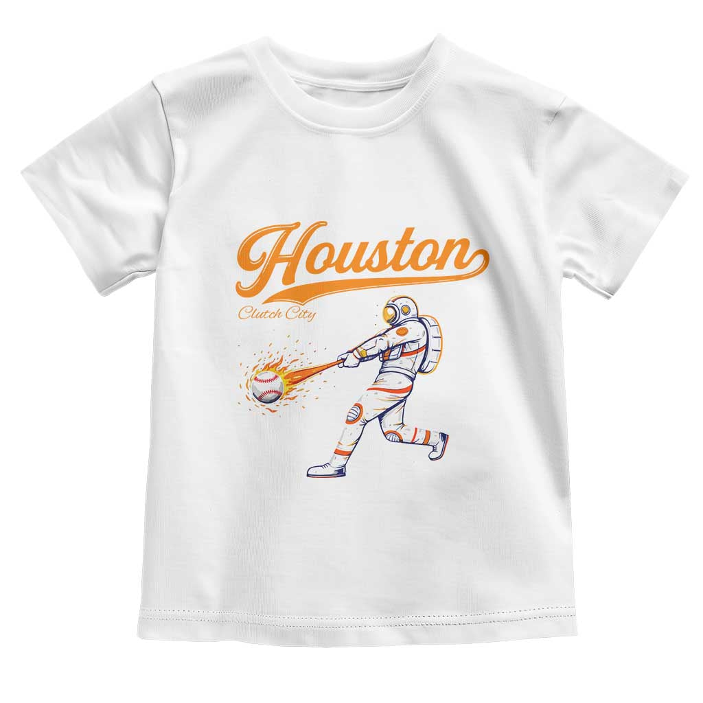 Houston Clutch City Toddler T Shirt Astronaut Baseball Player In Space