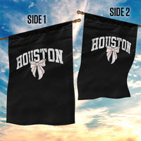 Retro Houston Garden Flag Baseball Coquette Bow Varsity Vintage Sports 80s 90s