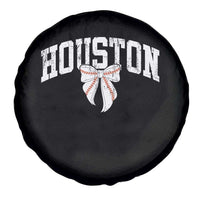 Retro Houston Spare Tire Cover Baseball Coquette Bow Varsity Vintage Sports 80s 90s