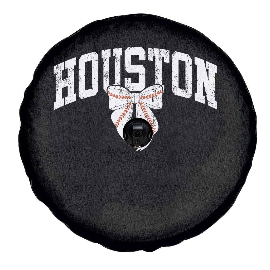 Retro Houston Spare Tire Cover Baseball Coquette Bow Varsity Vintage Sports 80s 90s