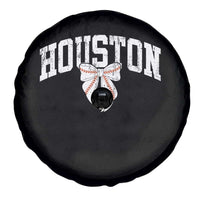 Retro Houston Spare Tire Cover Baseball Coquette Bow Varsity Vintage Sports 80s 90s