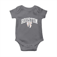 Retro Houston Baby Onesie Baseball Coquette Bow Varsity Vintage Sports 80s 90s