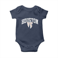 Retro Houston Baby Onesie Baseball Coquette Bow Varsity Vintage Sports 80s 90s
