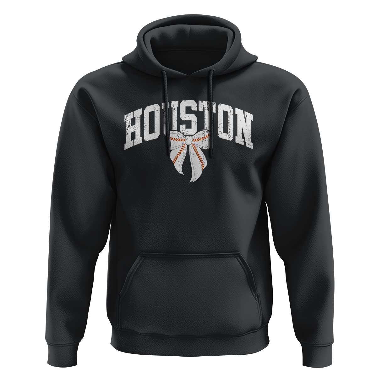 Retro Houston Hoodie Baseball Coquette Bow Varsity Vintage Sports 80s 90s