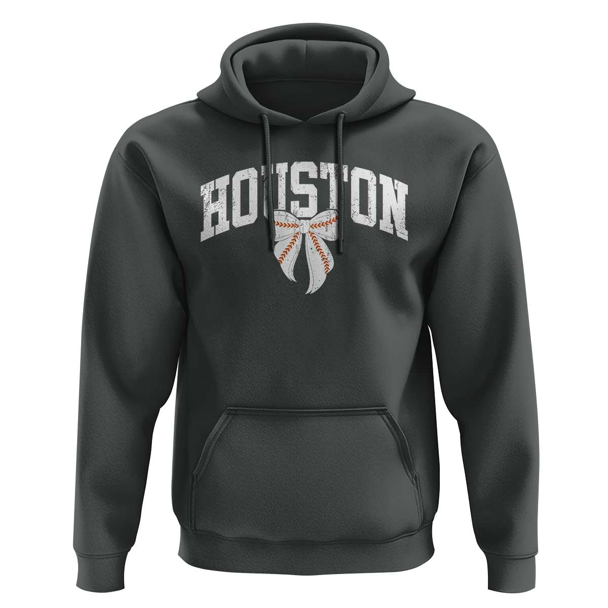 Retro Houston Hoodie Baseball Coquette Bow Varsity Vintage Sports 80s 90s