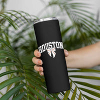 Retro Houston Skinny Tumbler Baseball Coquette Bow Varsity Vintage Sports 80s 90s