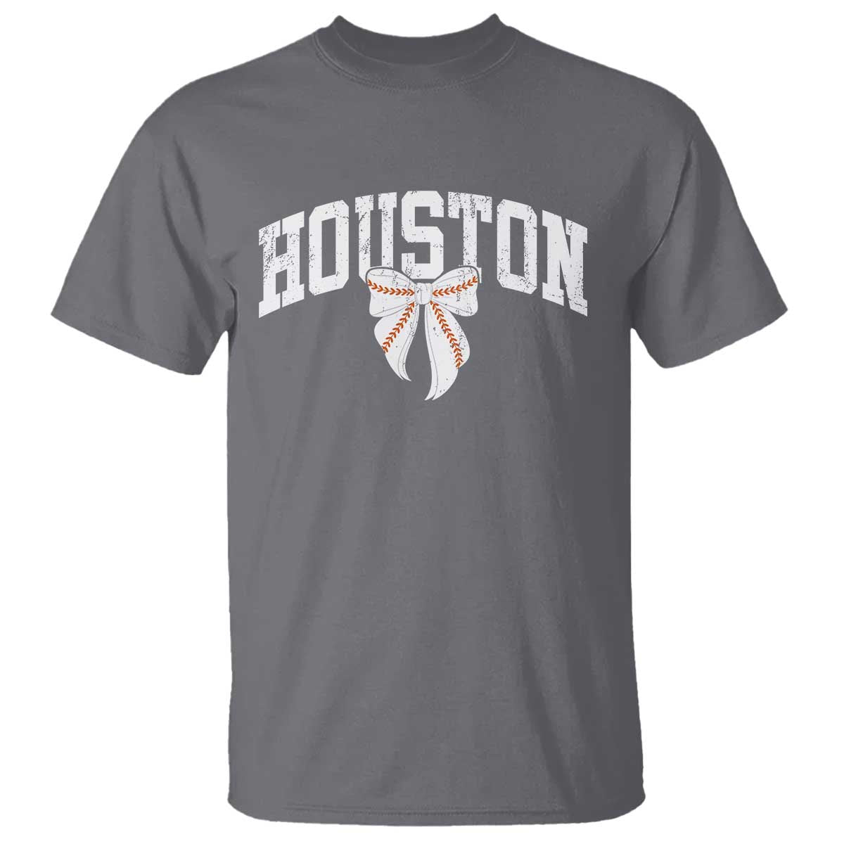 Retro Houston T Shirt Baseball Coquette Bow Varsity Vintage Sports 80s 90s