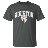 Retro Houston T Shirt Baseball Coquette Bow Varsity Vintage Sports 80s 90s