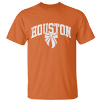 Retro Houston T Shirt Baseball Coquette Bow Varsity Vintage Sports 80s 90s
