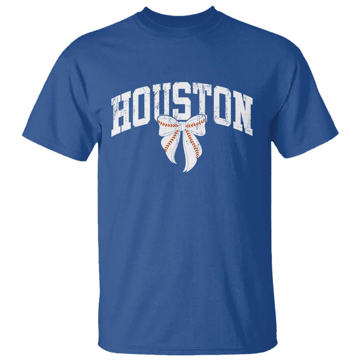 Retro Houston T Shirt Baseball Coquette Bow Varsity Vintage Sports 80s 90s