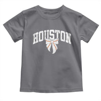 Retro Houston Toddler T Shirt Baseball Coquette Bow Varsity Vintage Sports 80s 90s