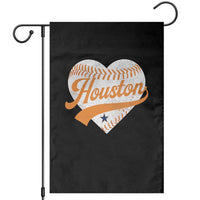 Houston Clutch City Garden Flag Baseball Heart Varsity Script Vintage Sports Fans