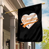 Houston Clutch City Garden Flag Baseball Heart Varsity Script Vintage Sports Fans