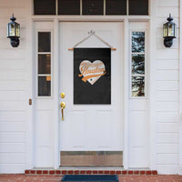 Houston Clutch City Garden Flag Baseball Heart Varsity Script Vintage Sports Fans