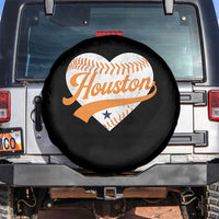 Houston Clutch City Spare Tire Cover Baseball Heart Varsity Script Vintage Sports Fans