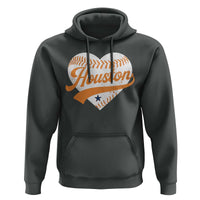 Houston Clutch City Hoodie Baseball Heart Varsity Script Vintage Sports Fans