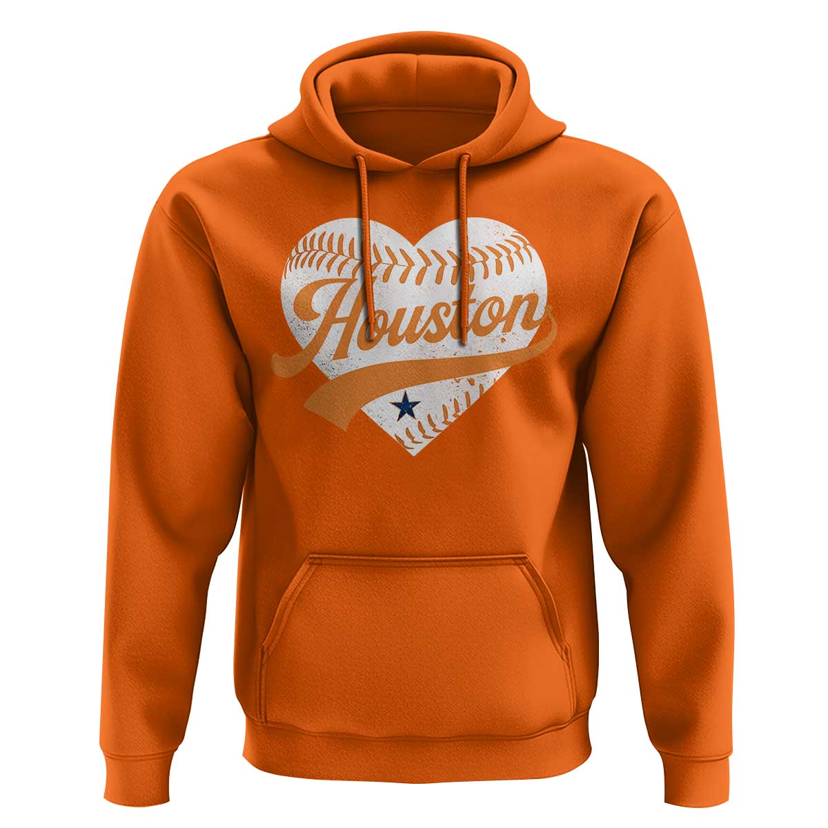 Houston Clutch City Hoodie Baseball Heart Varsity Script Vintage Sports Fans