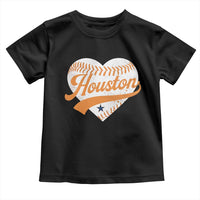 Houston Clutch City Toddler T Shirt Baseball Heart Varsity Script Vintage Sports Fans